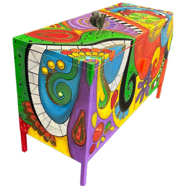 The Technicolor Dream Sideboard For Sale - Image 9 of 11