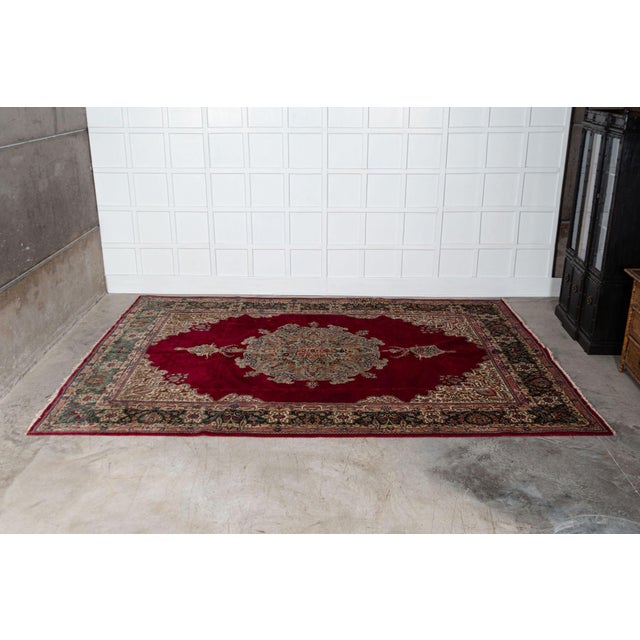 Circa Mid-20th Century Large Middle Eastern wool rug rug Measures: W440 x D292 cm.