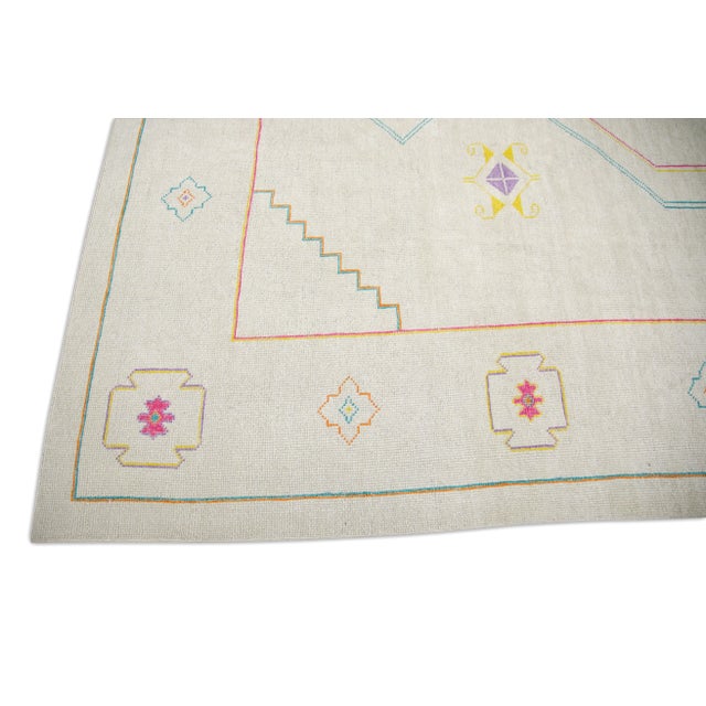 Vintage Turkish Rug 9'2" x 10'9" For Sale - Image 4 of 7