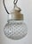 Glass Vintage White Porcelain Pendant Light, 1970s For Sale - Image 7 of 16