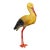 Rare Terracotta Stork for Garden Decoration, Germany Ca. 1950s For Sale