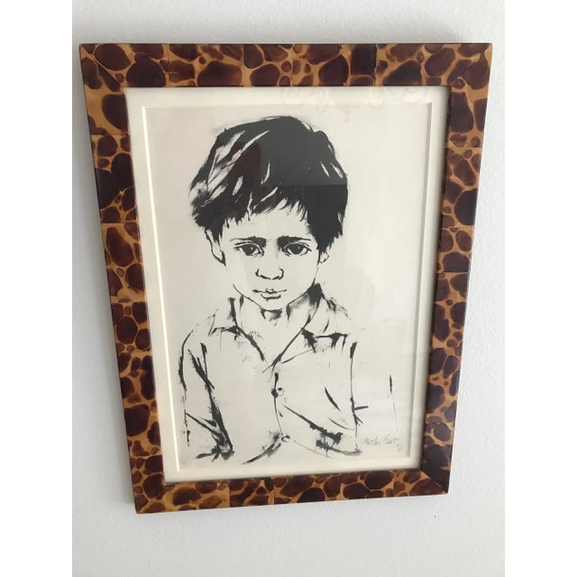 This boy has the most soulful eyes and almost looks like Banksy could even have been influenced by this midcentury artist....