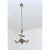 French Vintage Tôle Painted Floral Chandelier For Sale - Image 12 of 13
