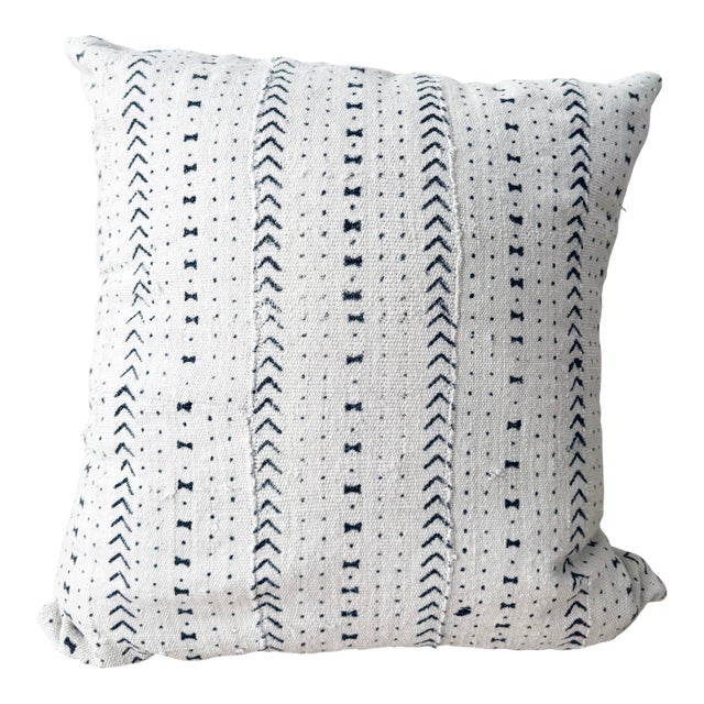 Large Cotton Graphic Pillow For Sale
