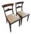 Antique Regency Rosewood Side Chairs, 1830s, Set of 2 For Sale
