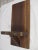 Late 20th Century Walnut Live Edge Nakashima / Adirondack Style Artisan Made Shelf Bracket For Sale In Providence - Image 6 of 12