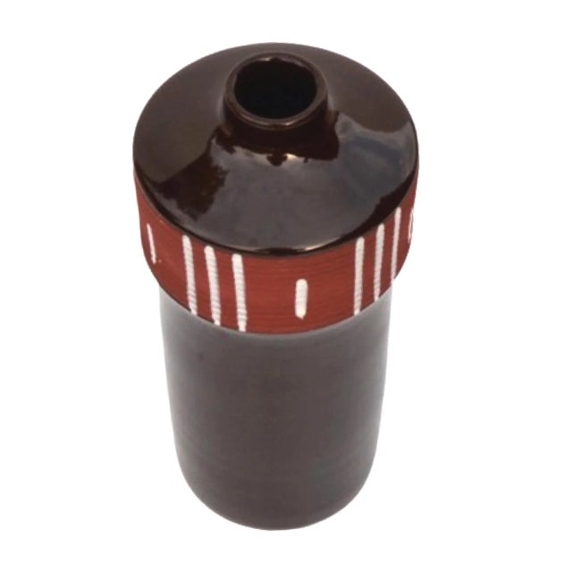 Ceramic Vase, Keralit Litomyšl, Czechoslovakia, 1960s. For Sale - Image 4 of 8