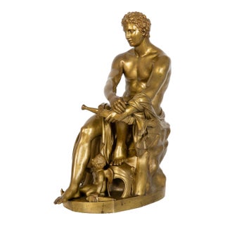Fine Grand Tour Italian Bronze Sculpture of Ludovisi Ares (Mars) Ca. 1872 For Sale