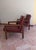 Pair of teak armchairs designed by Danish designer Illum Wilkelsø (1919-1999) and made by Niels Eilersen in the 1960s This...