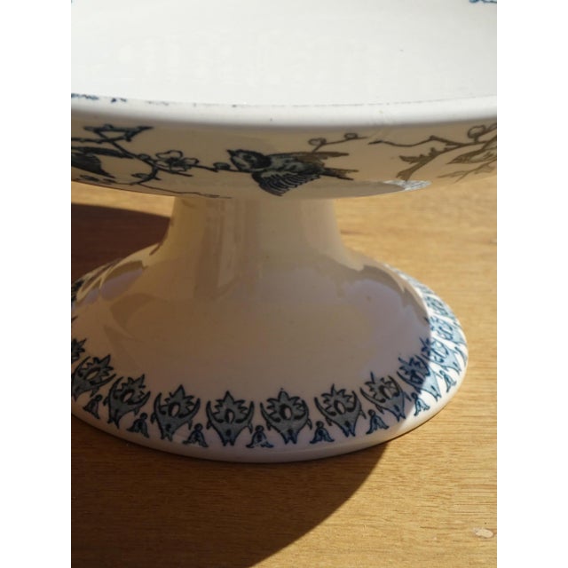 19th Century Small Terre De Fer Compote Dish from HB & Cie, 1890s For Sale - Image 5 of 18