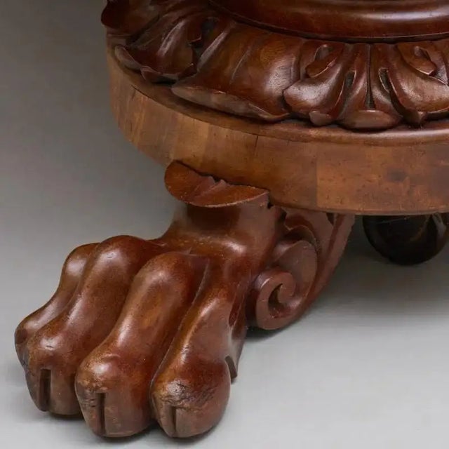 Wood Fine English Mahogany Dining Table of the William IV Period For Sale - Image 7 of 8