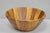 Vintage Bill.F BF Acacia Mid Century Modern Wood Salad Fruit Bowl. Circa Late 20th Century. Measurements: 5" H x 13.25 "...