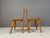 Wood Brutalist Dining Chairs, 1960s, Set of 4 For Sale - Image 7 of 12
