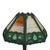This antique Arts & Crafts table lamp, in the manner of Bradley & Hubbard, features an eight-panel slag glass shade. The...