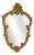 Small Baroque Style Gilded Wall Mirror, 1960s For Sale