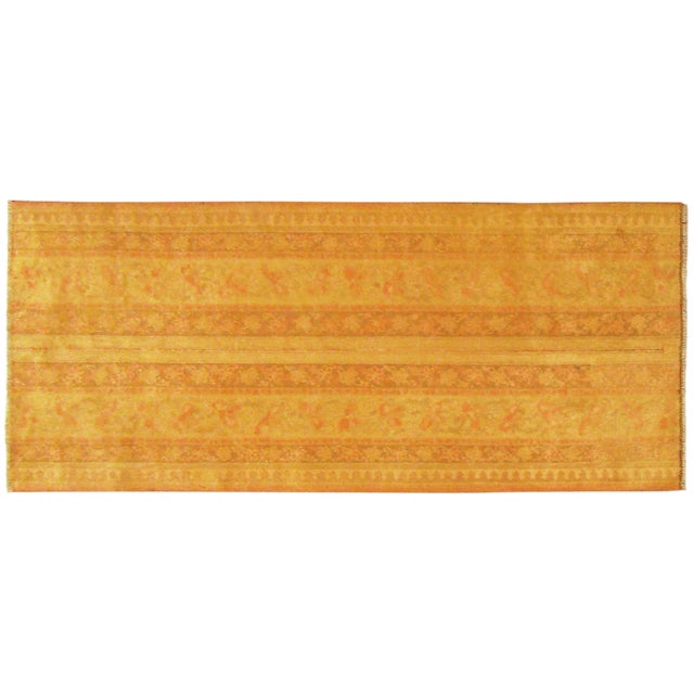 Early 20th Century Antique Indian Agra Rug - 5′0" × 2′1″ For Sale