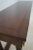 1990s Baker Neoclassical Mahogany Console Table W. Paw Feet For Sale - Image 5 of 12