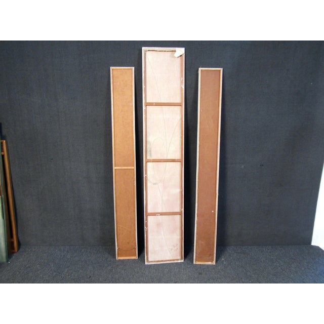 Textile Three Piece Colorful Abstract Wall Art For Sale - Image 7 of 9