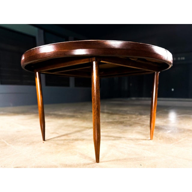 Extendable Rosewood Dining Table by Jorge Jabour, Brazilian Modern, 1950s For Sale - Image 13 of 13