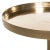 Mid Century Inspired Round Side Table in Antique Brass For Sale In Philadelphia - Image 6 of 8