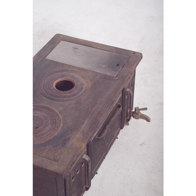 Metal Portuguese Double Iron Pulley, 1980 For Sale - Image 7 of 11