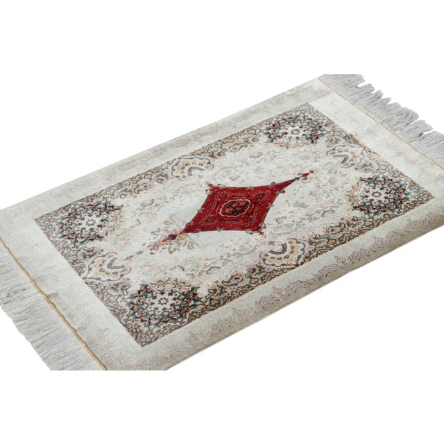 Rug & Kilim Rug & Kilim’s Modern Classics Rug With Red Medallion For Sale - Image 4 of 8