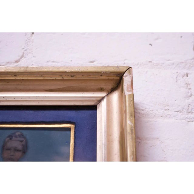 Vintage Tintype With Giltwood Frame For Sale - Image 9 of 11