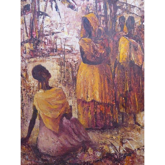 John Seldon, Tribal Women, 1962, Oil Painting For Sale - Image 9 of 14