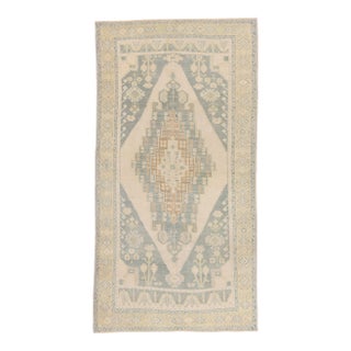 Vintage Turkish Oushak Rug, 05'02 X 09'10 For Sale