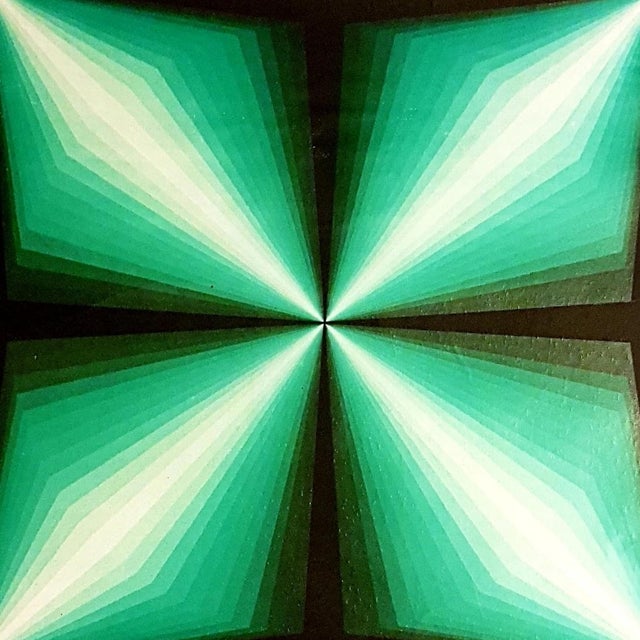 Tomas Abal, Tempo Lineare, Square Print on Canvas For Sale - Image 11 of 11