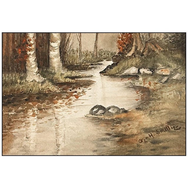 Late 19th Century Cherry Creek, George Henry Smillie | Chairish
