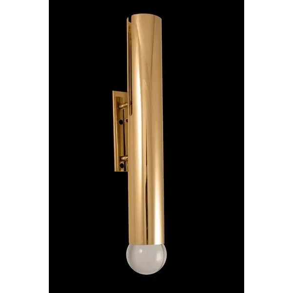 Contemporary Moda Sconce in Gold Finish For Sale - Image 3 of 3