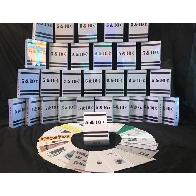 The "5&10" (Five and Dime) is a limited edition boxed set of 25 unique art booklets featuring the work of: Cabot,...
