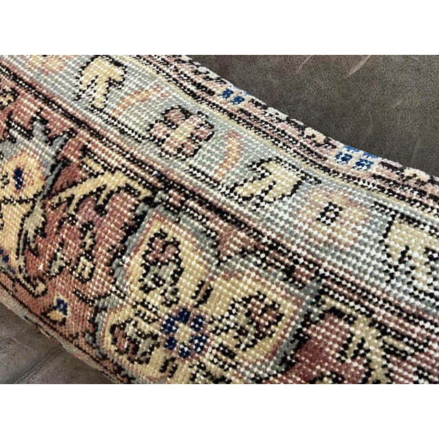 Vintage Handmade Faded Pillow, 1980s For Sale - Image 6 of 11