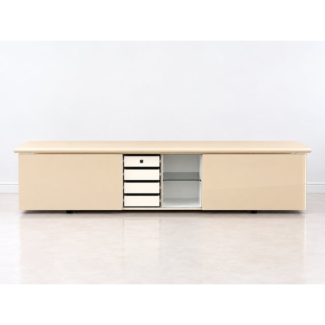 Metal Sheraton Low Sideboard by Giotto Stoppino and Ludovico Acerbis for Acerbis, 1970s For Sale - Image 7 of 9