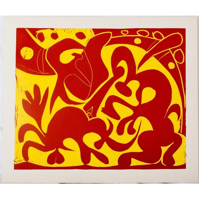 Pablo Picasso, Red and Yellow Spade, Etching For Sale - Image 4 of 4