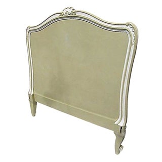 Vintage Painted Twin Headboard For Sale