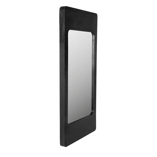 Mid-Century Modern NOIR Franklin Mirror, C, Charcoal Black For Sale - Image 3 of 4