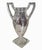 Vintage Glass Trophy Urn Vase For Sale - Image 9 of 10