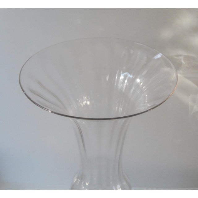 1920s Benvenuto Barovier Venetian Glass Flute Vase For Sale - Image 5 of 6