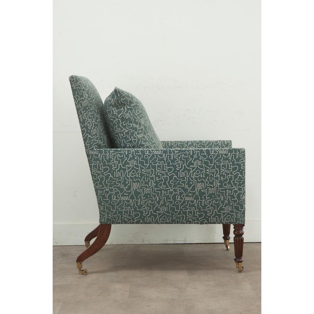 English Lancaster Chair From Jamb London For Sale - Image 9 of 10