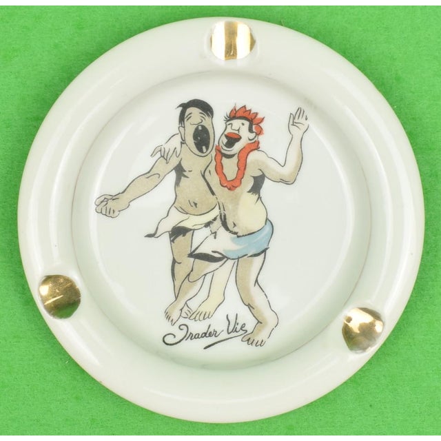 1960s 1960s Set X 6 Trader Vic's Ashtrays For Sale - Image 5 of 8