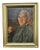 Heinrich Pforr, Stern Gaze – Portrait of the Hessian Farmer Otto Gundlach, Oil Painting on Canvas For Sale