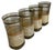 Vintage Libbey Bolero Woodhue Smoke Brown Stripe Tweed Tumblers - A Set of 4 For Sale - Image 10 of 12