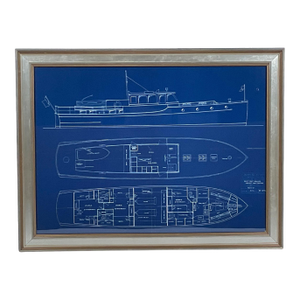 Yacht Blueprint of a Sixty Foot Fast Cruiser