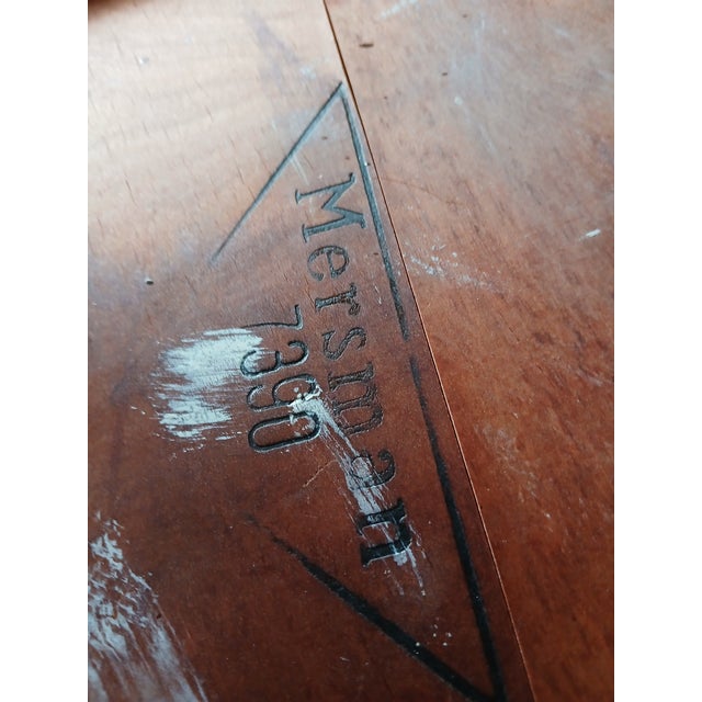 Brown 1960s Mahogany Mid-Century Modern End Table by Mersman. For Sale - Image 8 of 9