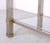 Vintage Glass and Metal Console Table by Pierre Vandel, 1970s For Sale - Image 9 of 12