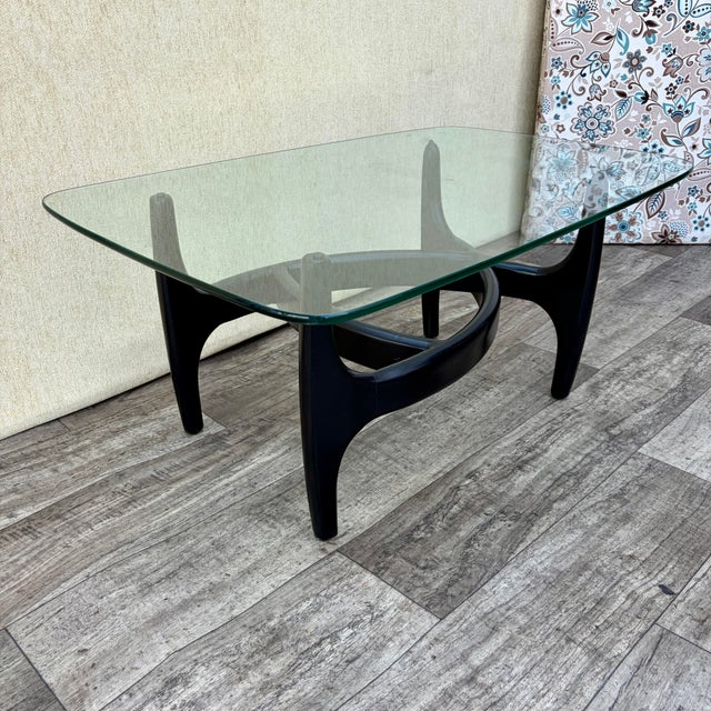 Black Mid Century Modern Sculptural Side Table Attributed to Adrian Pearsall for Craft Associates, Circa 1960Side Table For Sale - Image 8 of 18