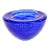 Kosta Boda Royal Blue Crystal Candle Holder by Anna Ehrner, 1990's For Sale