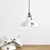 Paint 9 Inch White Coolicon Pendant Light, 1940s For Sale - Image 7 of 7